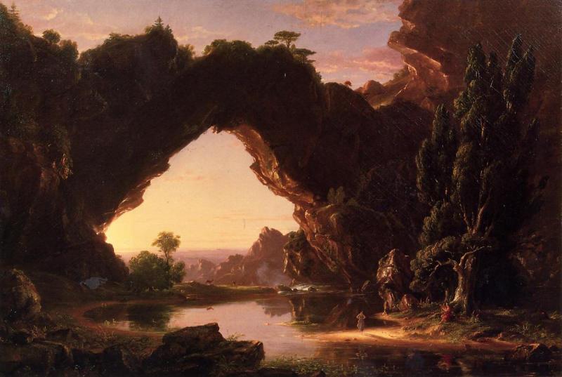 Thomas Cole Evening in Arcady oil painting image